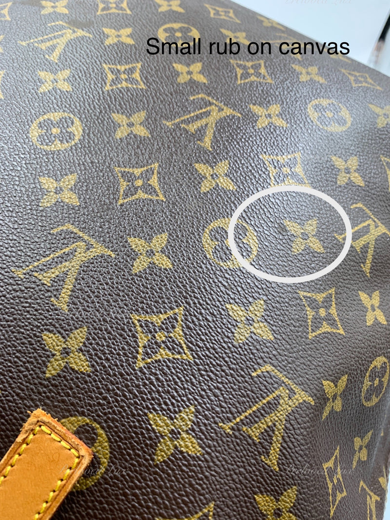 LOUIS VUITTON Monogram Cabas Mezzo Tote Bag