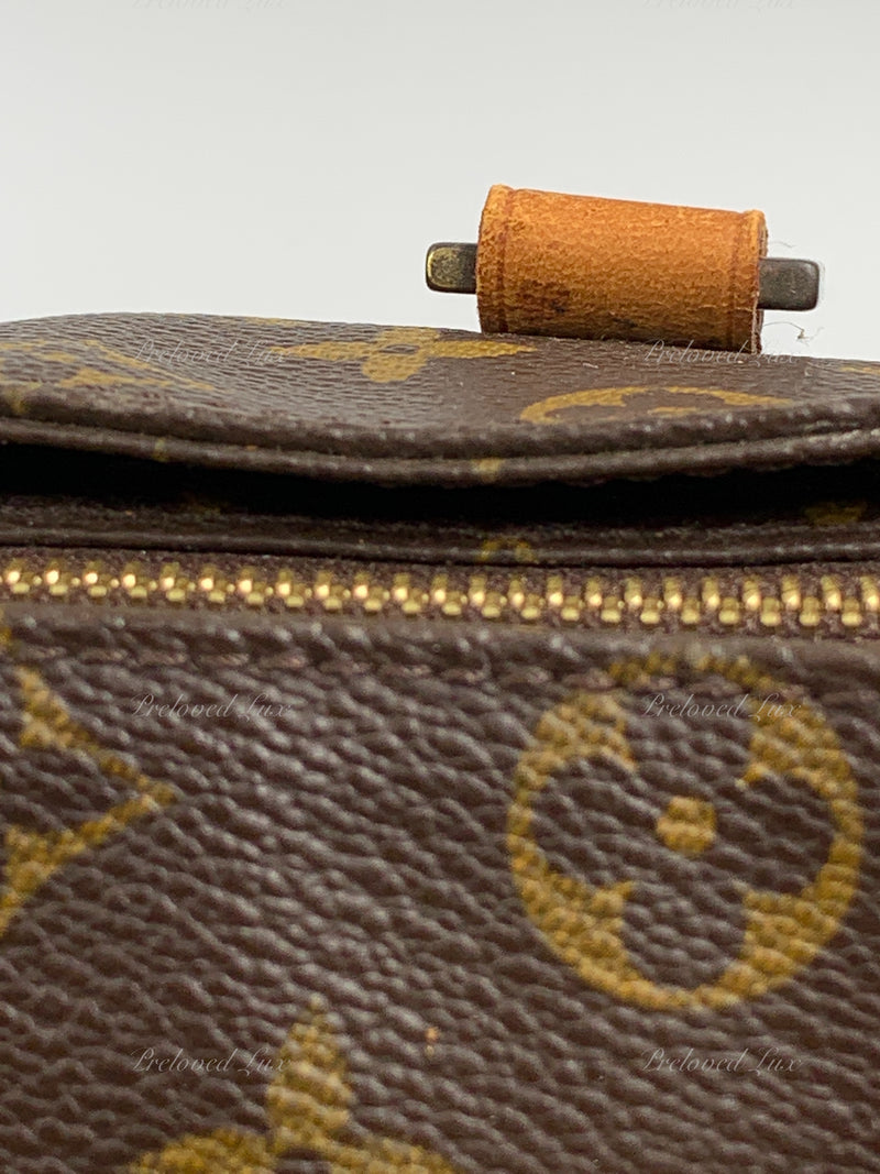 Louis Vuitton Vintage - Monogram Cabas Mezzo Bag - Brown - Leather Handbag  - Luxury High Quality - Avvenice