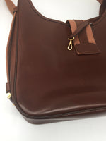 Sold-HERMES Tsako Box Calf Shoulder Bag brown - vintage