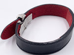 Sold-LOUIS VUITTON Black Leather Good Luck Bracelet