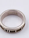 Sold-Tiffany & Co 925 Silver Atlas Ring Size 6 3/4