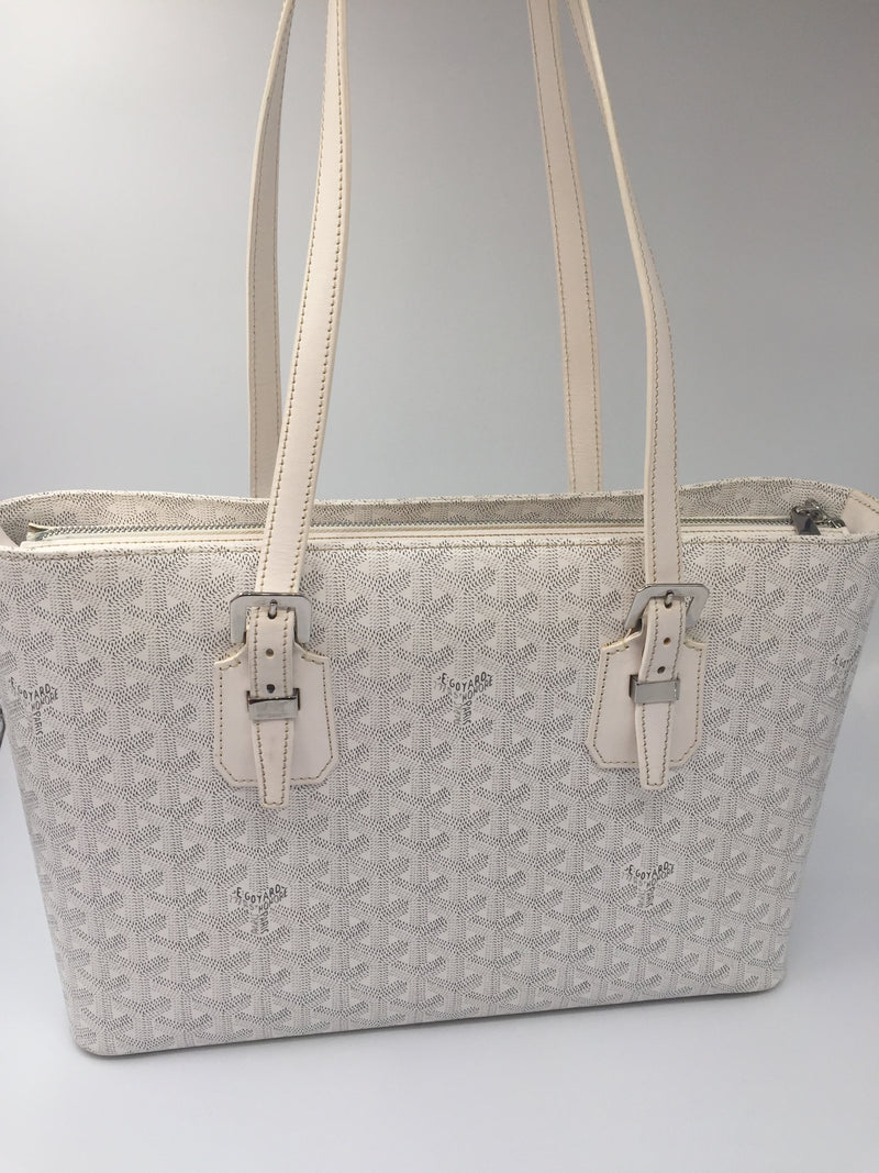 GOYARD Okinawa PM white - Tote bag - Preowned luxury - Preloved