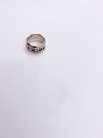 Sold-Tiffany & Co 925 Silver Atlas Ring Size 5 1/2