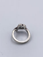 Tiffany & Co 925 Silver Heart Ring Size 5 1/4