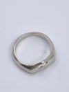 Sold-Tiffany & Co 925 Silver Open Heart Ring Size 6