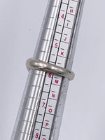Sold-Tiffany & Co 925 Silver Open Heart Ring Size 6