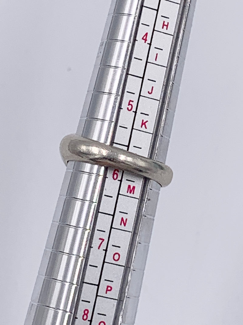 Sold-Tiffany & Co 925 Silver Open Heart Ring Size 6