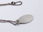 Sold-Tiffany & Co 925 Silver Return to Tiffany Oval Tag Necklace