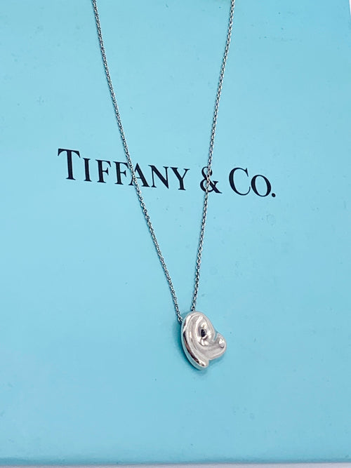 Sold-Tiffany & Co Elsa Peretti Solid Heart Necklace