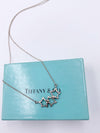 Sold-Tiffany & Co Sterling Silver 925 Triple Stars Pendant Necklace