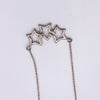 Sold-Tiffany & Co Sterling Silver 925 Triple Stars Pendant Necklace