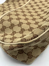 Sold-GUCCI GG Brown Shoulder Bag