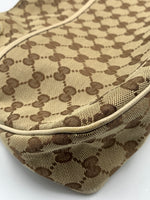 Sold-GUCCI GG Brown Shoulder Bag