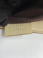 Sold-GUCCI GG Brown Shoulder Bag
