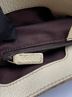 Sold-GUCCI GG Brown Shoulder Bag