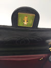 Sold-CHANEL Classic Lambskin Chain Flap Bag/clutch black/gold