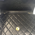 Sold-CHANEL Classic Lambskin Chain Flap Bag/clutch black/gold