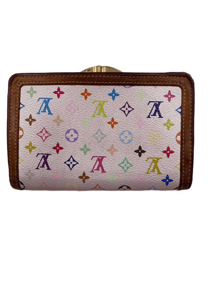 White Louis Vuitton Monogram Porte Monnaie Billets Viennois Small Wall –  Designer Revival