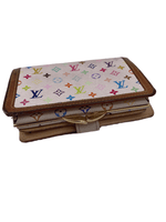 Louis Vuitton Multicolor White Porte Monnaie Viennois Wallet