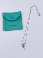 Sold-Tiffany & Co 925 Silver Paloma Picasso Scribble Necklace