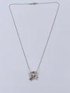 Tiffany & Co 925 Silver Vintage Bow Ribbon Necklace