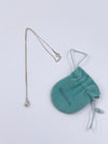 Sold-Tiffany & Co 925 Silver Elsa Peretti 12mm Teardrop Pendant Necklace