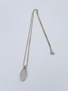 Sold-Tiffany & Co 925 Silver Return to Tiffany Oval Tag Long Necklace