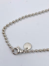 Sold-Tiffany & Co 925 Silver Return to Tiffany Oval Tag Long Necklace