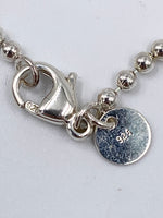 Sold-Tiffany & Co 925 Silver Return to Tiffany Oval Tag Long Necklace