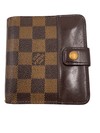 LOUIS VUITTON Damier Ebene Compact Wallet