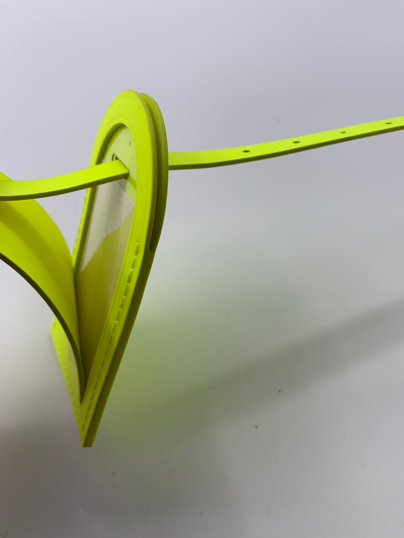 Sold-LOUIS VUITTON Neon Yellow Color Luggage Tag