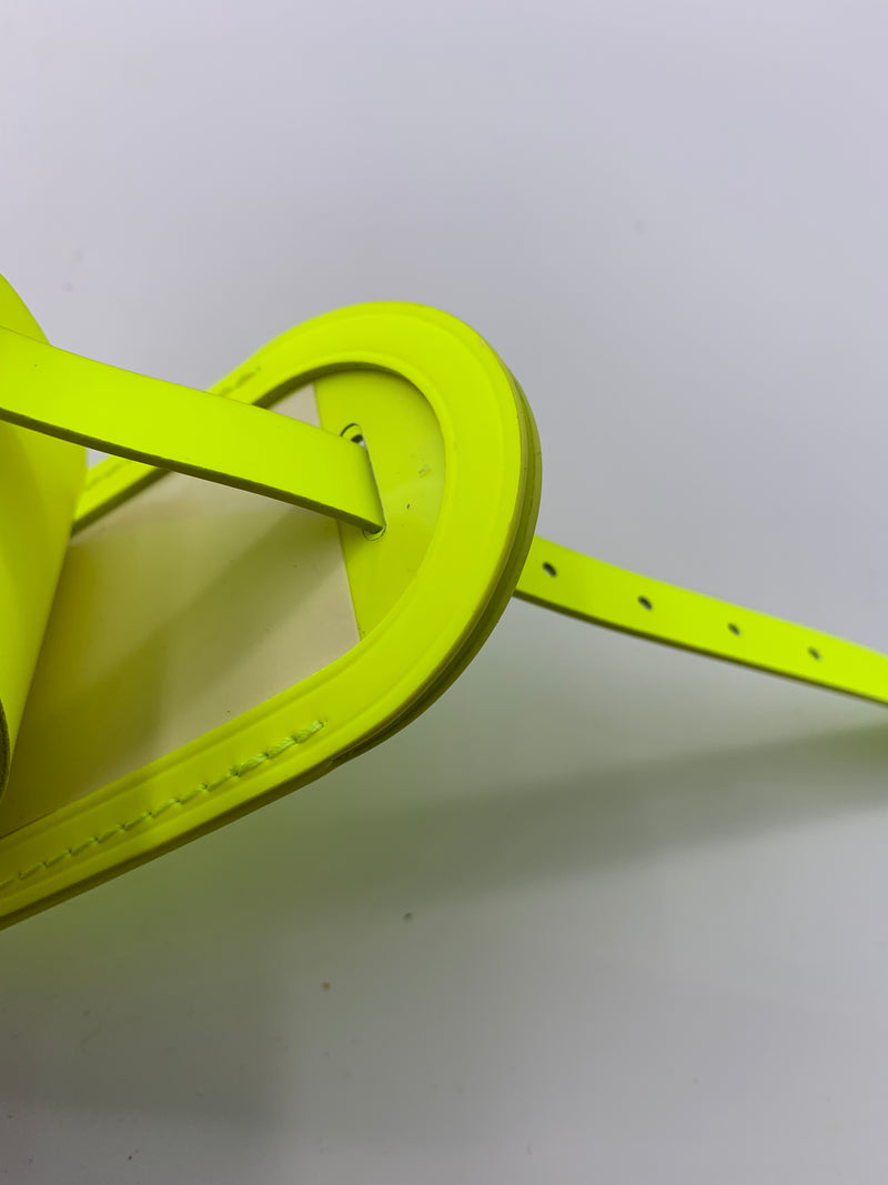 Sold-LOUIS VUITTON Neon Yellow Color Luggage Tag