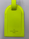 Sold-LOUIS VUITTON Neon Yellow Color Luggage Tag