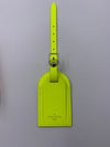 Sold-LOUIS VUITTON Neon Yellow Color Luggage Tag