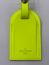 Sold-LOUIS VUITTON Neon Yellow Color Luggage Tag