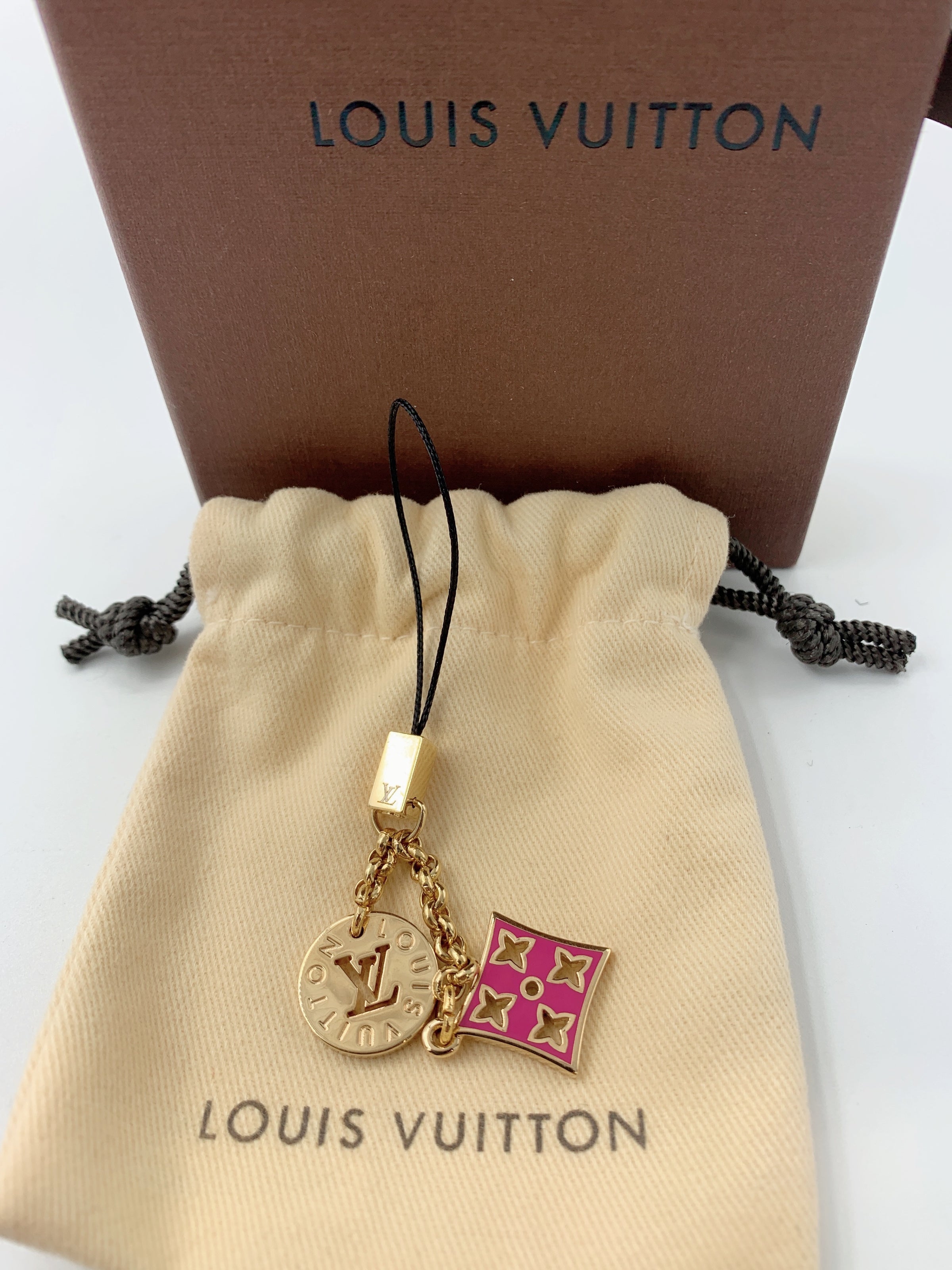 SOLD-LOUIS VUITTON phone Strap/bag charm – Preloved Lux