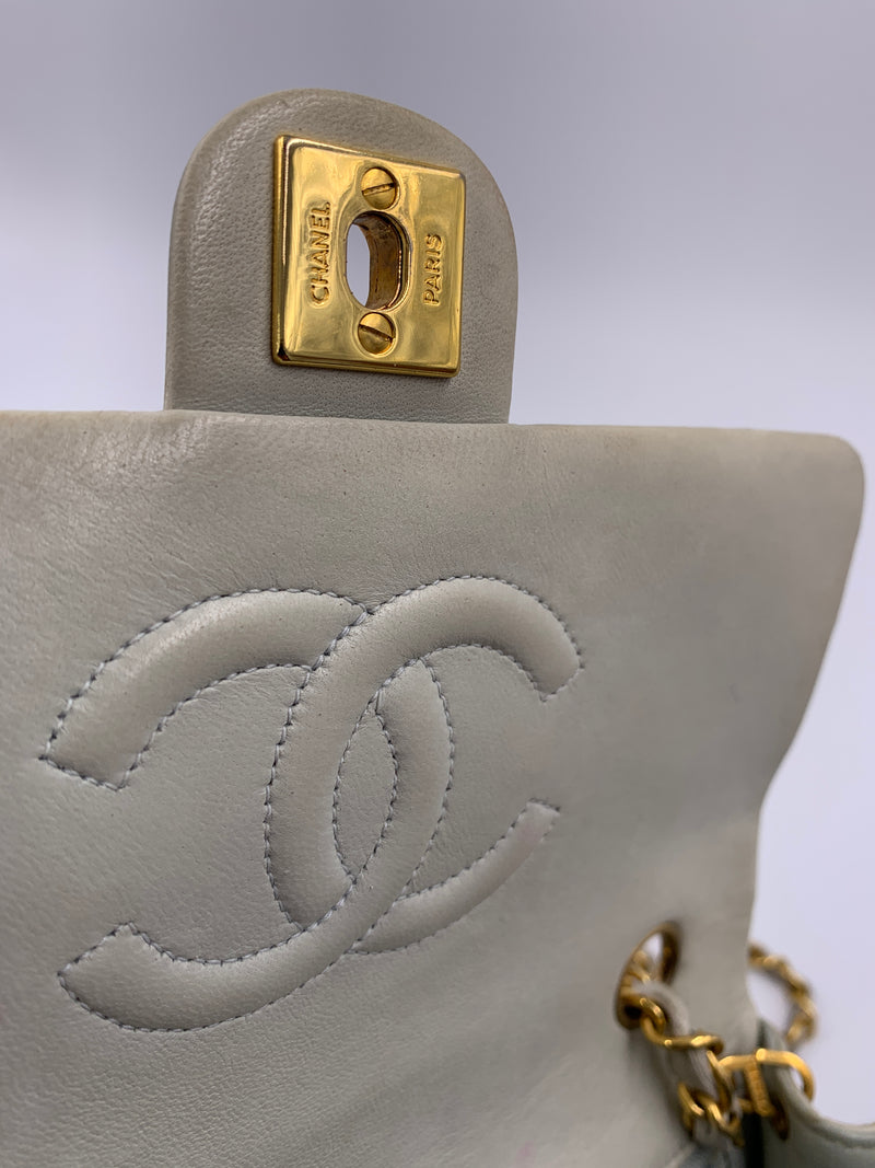 CHANEL Caviar Quilted Timeless CC Shoulder Bag Beige 1186718