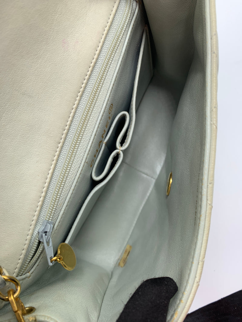 Chanel 22K Coco First Flap Bag Grained Calfskin Black GHW (Microchip)