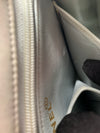 Sold-CHANEL Classic Lambskin Chain Mini Square Flap Bag Light Grey Gold Hardware
