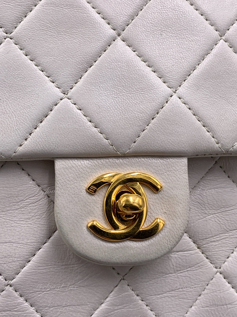 Chanel Caviar Double Flap Vintage - 8 For Sale on 1stDibs