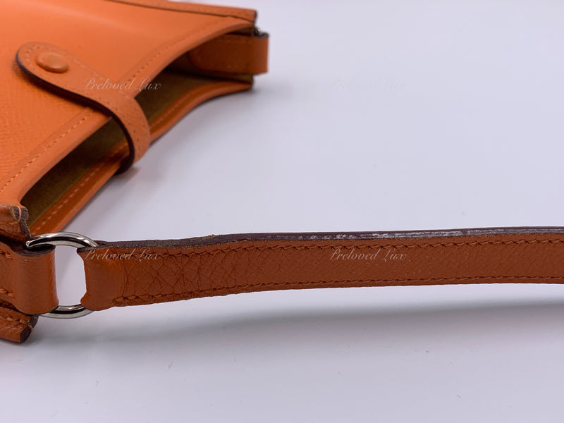 Hermès Vintage - Clemence Evelyne I TPM - Orange - Leather Handbag -  Avvenice
