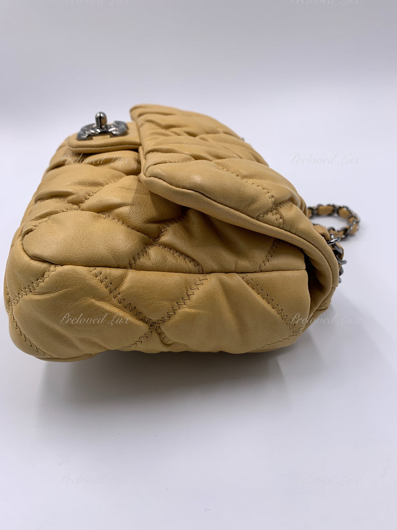 Sold-CHANEL Bubble Quilted Seasonal Flap Bag