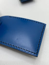 LOUIS VUITTON Blue Luggage Tag with poignet- Large Size