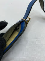 LOUIS VUITTON Blue Luggage Tag with poignet- Large Size