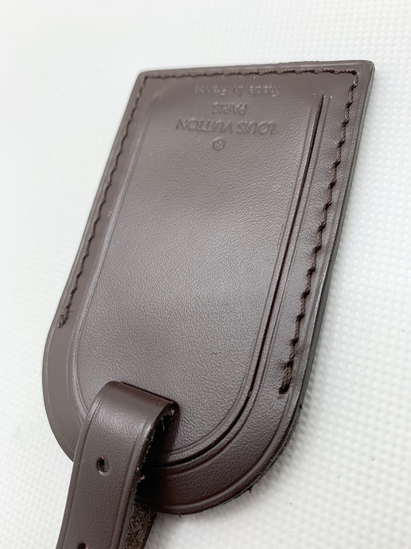 Sold-LOUIS VUITTON Brown Luggage Tag - Large Size