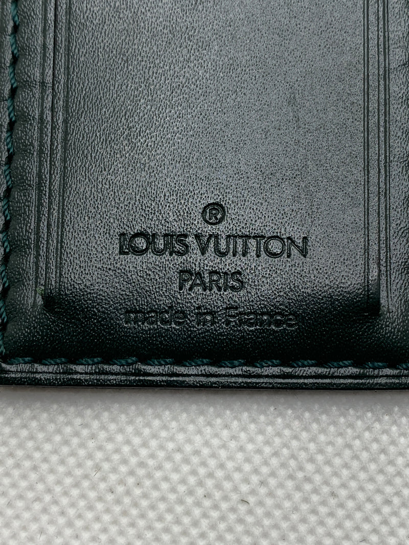 LOUIS VUITTON Dark Green Luggage Tag - Large Size