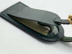 LOUIS VUITTON Dark Green Luggage Tag - Large Size