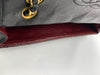 CHANEL Lambskin Double Chain Small Vintage Flap Black / Gold Hardware
