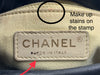 Sold-CHANEL Iridescent Calfskin Flap Crossbody Bag - Black Gold Hardware