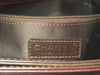 Sold-CHANEL Lambskin Double Chain Single Flap Maxi Size Bag Dark Brown/Silver